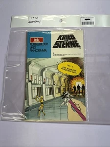 Vintage 1978 Germany Star Wars Krieg Der Sterne Rub Down Transfer Sheet ~ READ - Picture 1 of 3