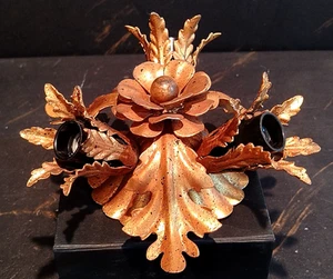Ceiling / Wall Lamp, BANCI FIRENZE, GOLD, 1970, Hollywood Regency, NEW - Picture 1 of 10