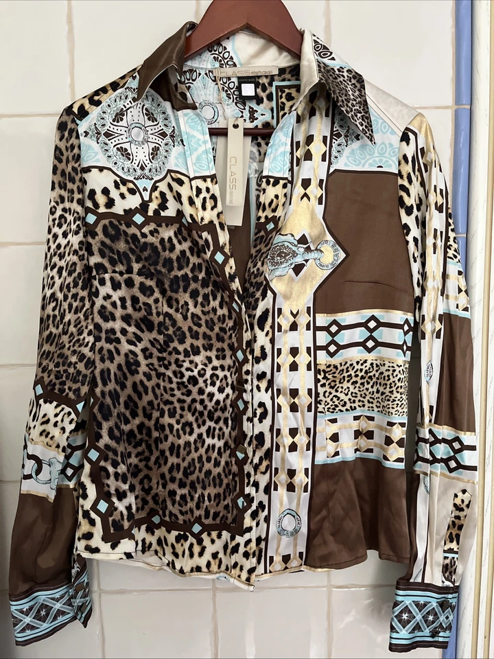 Roberto Cavalli класса Cavalli блузка шелковый принт - Изображение 1 из 4