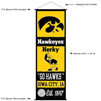 Cartel de lienzo artístico de la habitación Hawkeyes de la Universidad de Iowa Foto 1 de 3