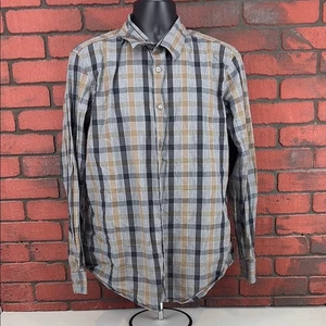 Perry Ellis Men's XL Checkered Button-Up Shirt – 100% Cotton - Picture 1 of 8