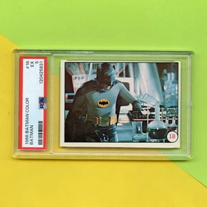 Original 1966 Topps Batman Bat Laffs Trading Card #18 PSA 5 - Picture 1 of 4