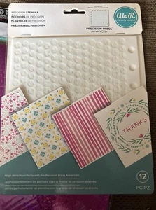 We R Memmories-Precision Stencils (12 Piece),  - Picture 1 of 4