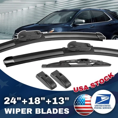 Escobilla limpiaparabrisas calidad OEM de 24"18"13" para Chevrolet Equinox 12-22 3 piezas Foto 1 de 4