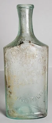 Botella vigorizadora de cabello Storr's Chemical, O.P., alrededor de 1850 Foto 1 de 4