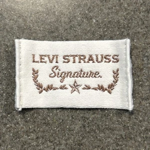 Vintage Levi Strauss And Company Embroidered Logo Sew On Patch Signature Gold - Picture 1 of 4