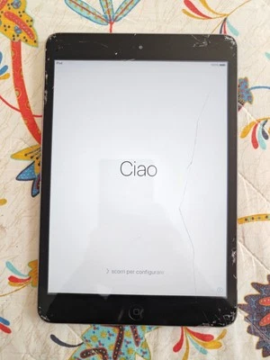 Apple iPad Mini 1st Generation A1432 Wi-fi Grigio Siderale Space Gray T2 - Immagine 1 di 4