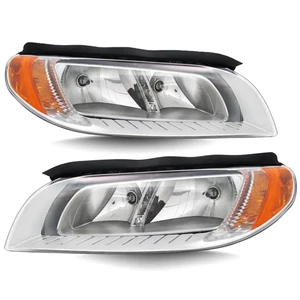 Headlight Assembly For Volvo XC70 S80 V70 2008-2011 Headlamp Pair w/Bulbs CAPA C - Bild 1 von 11