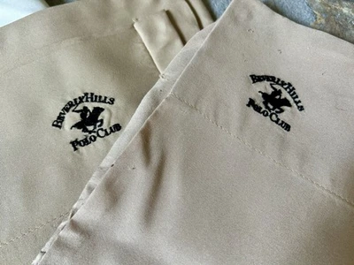 3 fundas de almohada vintage Beverly Hills Polo Club, estándar, crema y tostado, poliéster Foto 1 de 4