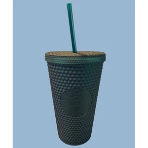 Starbucks 16 oz Cold Drinks Trinkflasche Tumbler Matte Green Diamond Sammler - Bild 1 von 10
