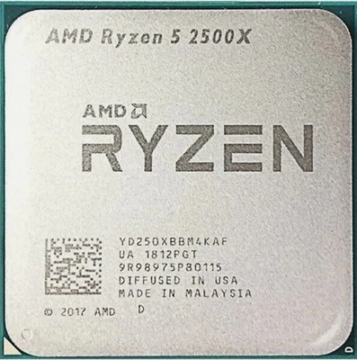 AMD Ryzen 5 2500X AM4 CPU Quad-Core 3.6 GHz 8MB 65W Processor R5-2500X - Image 1 of 2