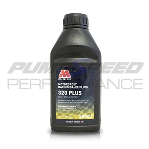 Liquide de frein Millers Oils Motorsport Racing 320 plus point d'ébullition élevé 500 ml - Photo 1/1