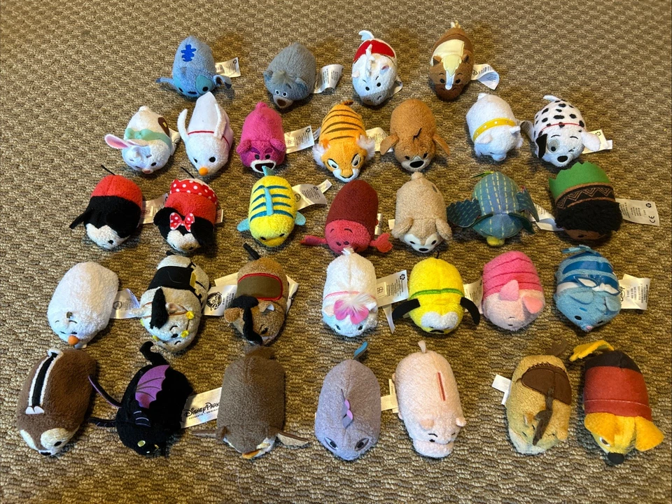 Disney Tsum Tsum Mini Plush Stuffed Animal Lot Of 32 - Image 1 of 1