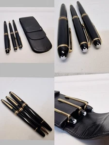 Montblanc Meisterstück 3-tlg Set: Füller 146 Goldfeder 4810 / 2x Kugelschreiber - Bild 1 von 23