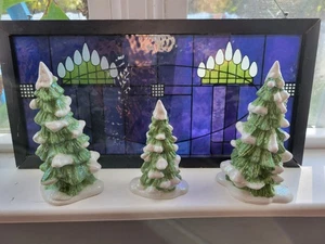 Department 56 Heritage Village Schneebedeckte Bäume - Bild 1 von 2