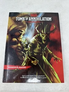 Tomb of Annihilation 1st Printing Dungeons & Dragons 2017 Hardcover With Map - Picture 1 of 4