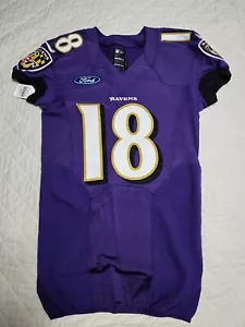 Baltimore Ravens #18??? Thompson authentisches Übungstrikot - Bild 1 von 8