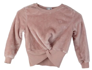 Calvin Klein Cute Pink Plush Top with Knotted Waist Barbie Girl’s Size 5 Youth - Picture 1 of 7