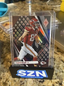2023 Panini Phoenix Football TRAVIS KELCE Black Seismic /10 SP NFL Chiefs SSP - Picture 1 of 2