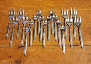 ROSEMERE Imperial International IIC Flatware 19 Pc Roses Korea Japan Stainless - Picture 1 of 6