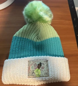 Disney Parks X Love Your Melon Princess Tiana Pom Pom Beanie Winter Hat Youth - Picture 1 of 6
