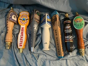 Bier Zapfhahn Griff Menge 7 Blue Moon, Sierra Nevada, MGD, New Castle, PIVO, etc - Bild 1 von 8