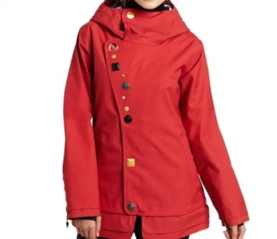Oakley GB Gretchen Bleiler Eco Snow Ski Snowboard Coat Jacket Red Women's Large - Image 1 of 4