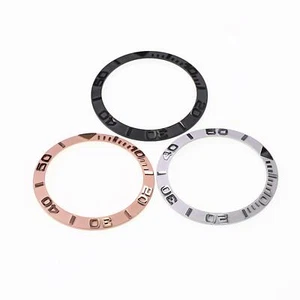 38mm 1.74mm Thickness Ceramic Bezel Inserts Yacht Master Style For SKX007 SKX009 - Picture 1 of 18