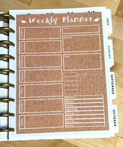 Inserto de tablero Weekly Planner 4 usos con Happy Planner - Imagen 1 de 4