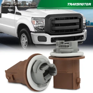 2Pcs Bulb Sockets Fit For Ford Headlamp Parking, Turn Signal, Brake Tail Lights - Picture 1 of 12