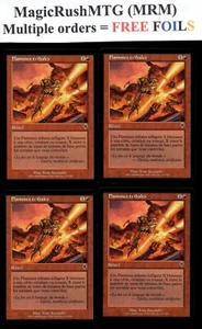 *MRM* FR/VF 4x Flammes tribales - Tribal flames MTG INV - Picture 1 of 1
