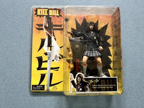NECA Kill Bill Movie Go-Go Action Figure 2004 Reel Toys Series 1 New Sealed NIP Cover