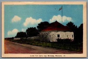 Postcard Winnipeg Manitoba c1947 Lower Fort Garry - Picture 1 of 2