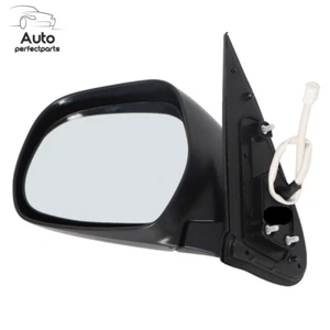 Black Left Hand Electric Door Mirror For Toyota Hiace Van 2005-2012 2013 Plastic - Picture 1 of 10