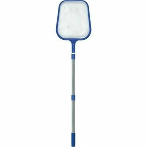 Swimline Leaf Skimmer with 4' Adjustable Aluminum Telescopic Pole water Pool Net - Picture 1 of 3