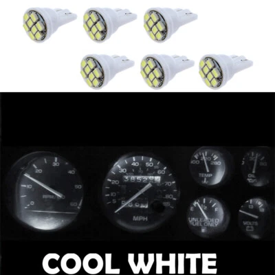 Gauge Cluster LED Dashboard Bulbs Cool White For Oldsmobile Olds 78-86 Cutlass - Image 1 of 4