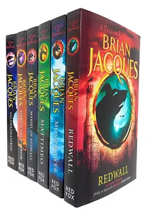 Brian Jacques Redwall Series 6 Books Collection Set - Ages 9-14 - Paperback - Picture 1 of 4