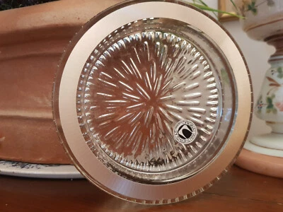 POSACENERE/SVUOTATASCHE ORIGINAL WALTHER GLASS Cristallo e Argento 800 - Immagine 1 di 4