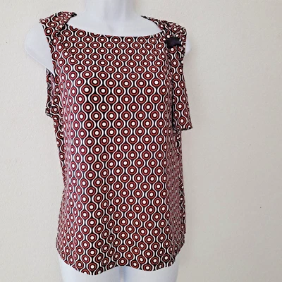 Top Tommy Hilfiger Estampado Geométrico Mujer Talla M Multicolor Foto 1 de 4