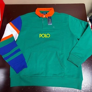 Polo Ralph Lauren Mens Green Spread Collared Pockets Summit Polo Shirt Size XL - Picture 1 of 5