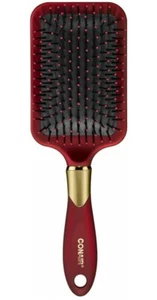 Conair Velvet Touch Paddle Hair Brush, Red - Picture 1 of 5