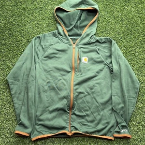 Carhartt Thermal Hoodie Youth Kids Boys XL Green Long Sleeve - Picture 1 of 10