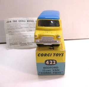 Corgi Toys 422 Bedford Van ''Corgi Toys''    rare  Original, - Picture 1 of 4