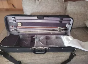 Rare Fender FV3 Deluxe Electric Violin with Case and 1 Bow in perfect condition - Picture 1 of 9