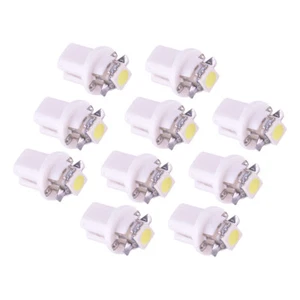 10pcs T5 B8.5D 5050 SMD Car LED Instrument Panel Dash Dashboard Gauge Light Bulb - Picture 1 of 4