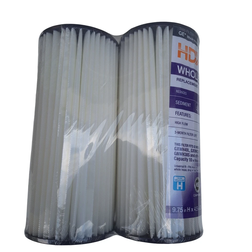 4 Pack HDX GE FXHSC Whole House Water Filter Fits GXWH40L GXWH35F GNWH30S