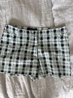 Pantalones Cortos Derek Lam Como Nuevos y Negros Estampados a Cuadros NUEVOS 38 Talla 2 Para Mujer’s Foto 1 de 4
