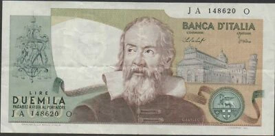 Italy , 2000 Lire . 22.10.1976 , P 103b , Block JA - O - Image 1 of 2