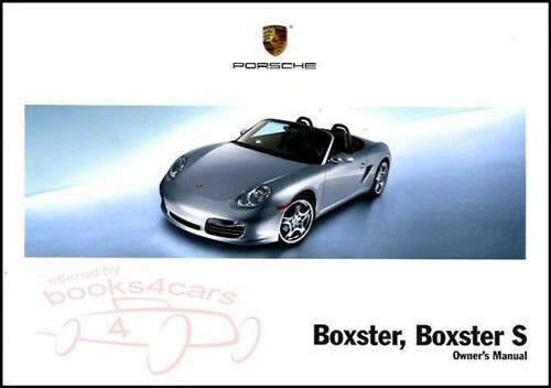 Manual Del Propietario BOXSTER 2005 PORSCHE Libro Guía - Imagen 1 de 1