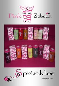 Pink Zebra Sprinkles 3.75 Oz. Jar OR Bag (Choose Your Scent) 